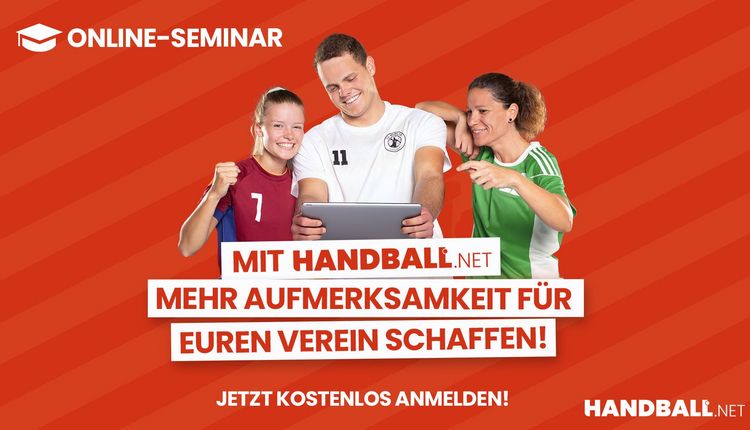 Kostenloses Webinar: Wie handball.net eurem Verein mehr Aufmerksamkeit verschafft!