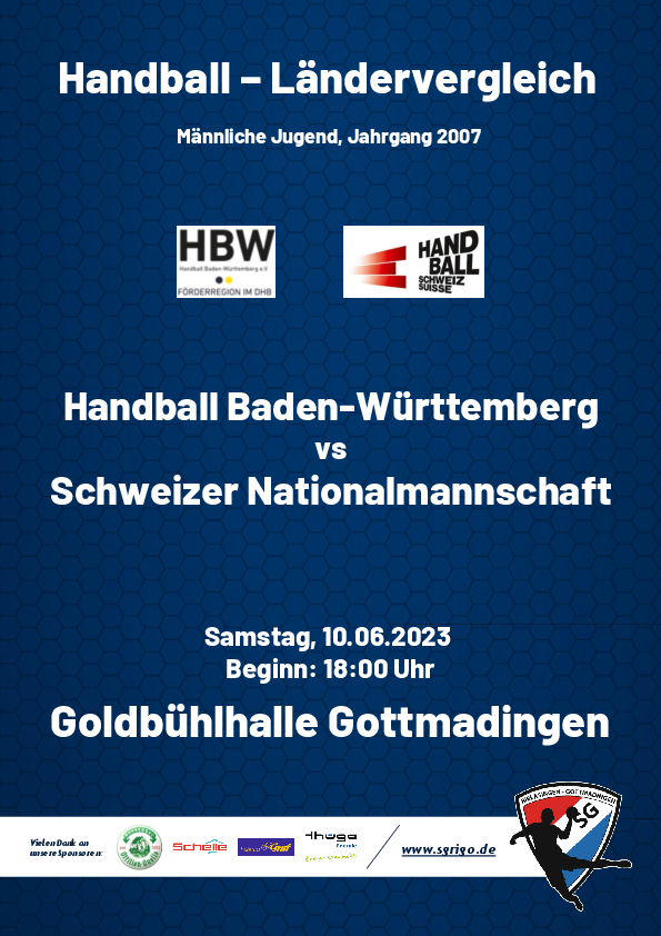 SHV - Südbadischer Handballverband: "Länderspiel" Der Auswahl Von ...